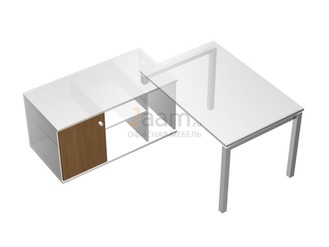 Мебель для персонала Дверь деревянная для тумбы опорной стола орех ногаро КВ 526 НР