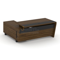 Кабинет руководителя Стол руководителя с опорной тумбой, правый COR.SRT-18(R)