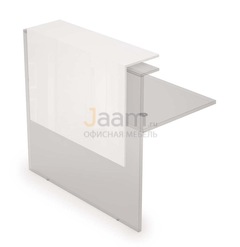 Стойка ресепшн Фартук прямой с подсветкой 1ПФ.008.1