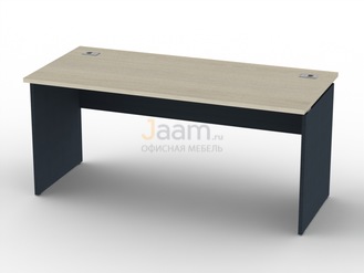 Мебель для персонала Стол письменный с 2-мя заглушками кабель-канала I-24