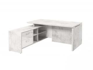 Стол руководителя с опорной тумбой Festus FI-117L.GG 1800x1700x750