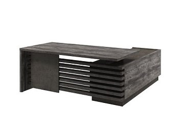 Стол с опорной тумбой, левый (без розеток) Vestar Z-218л.0000 1800x2030x750