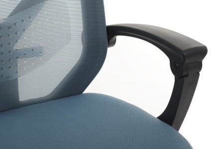 Офисное кресло Oliver RCH W-203AC Черный пластик | Синий (Синий | Черный)