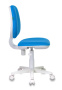 Кресло детское CH-W213 голубой TW-55 крестов. пластик пластик белый