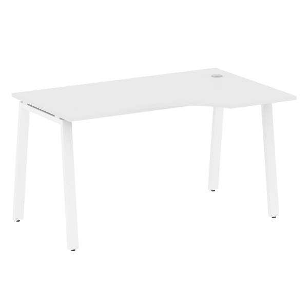 Стол криволинейный правый Metal System Style БА.СА-2 Пр 1400x900x750