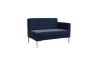 Секция с подлокотником двухместная FR-SP-02 (L)
