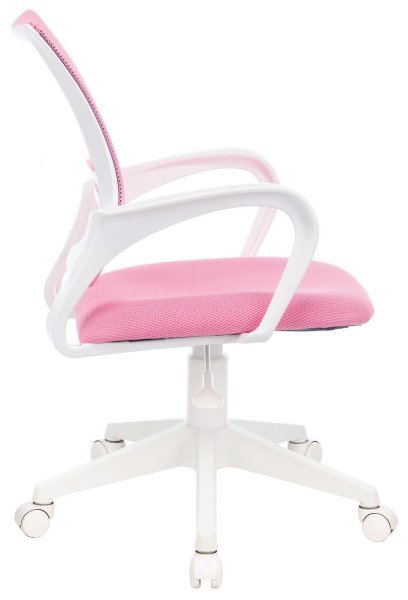 Кресло CH-W695NLT розовый TW-06A TW-13A сетка/ткань крестов. пластик пластик белый