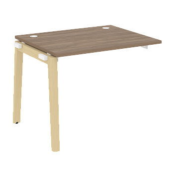 Наборный элемент рабочей станции на деревянных опорах Onix Wood OW.1.NRS-1.8 980x800x750