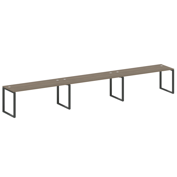 Рабочая станция Metal System Style БО.СМ-3.5 5400x720x750 (Вяз/Антрацит металл)