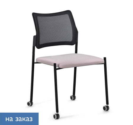 PINKO Mesh_black Кресло на колёсах без подлокотников
