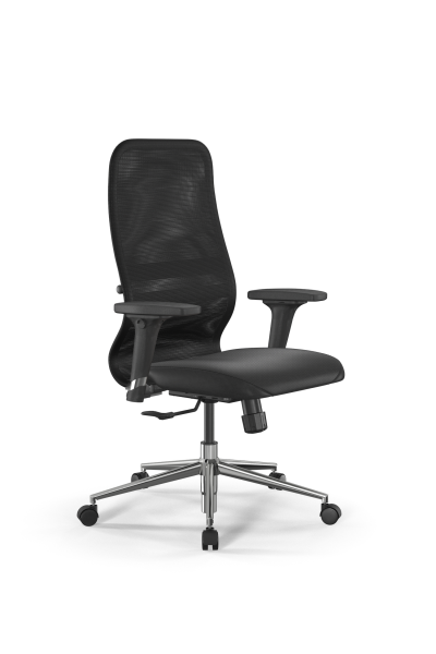 Кресло для руководителя Метта SynchroSit 8 B2-9D - X2+Extra /Uh00/Wh12/D02P(M25.B23.G18.W02) (Черный)