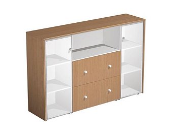 Шкаф средний комбинированный Profiquadro КВ 329 БН 1820x460x1220