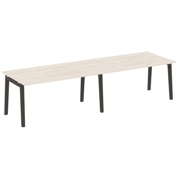 Стол переговорный на деревянных опорах Onix Wood OW.PRG-2.4 3160x980x750