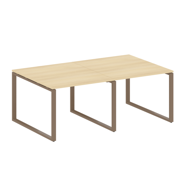 Переговорный стол 2 столешницы Metal System Style БО.ПРГ-2.1 2000x1235x750