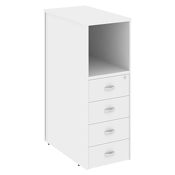 Тумба 4 ящика завершающая, левая Onix O.R-TV-4L 436x767x1185