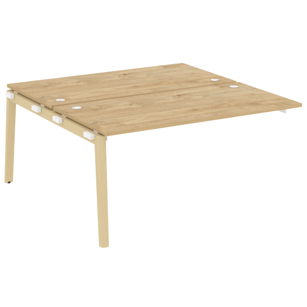 Наборный элемент рабочей станции на деревянных опорах Onix Wood OW.2.NRS-4.8 1580x1635x750
