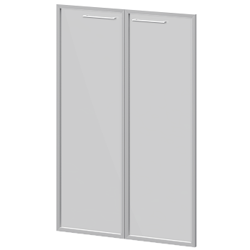 Фасады рамочные стеклянные Кортез KZF-38RS(Б) 784x20x1158