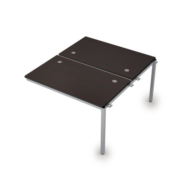 6МБС.278 Сдвоенные бенч-системы, средний модуль (1200x1435x750) (Венге/Алюминий матовый)