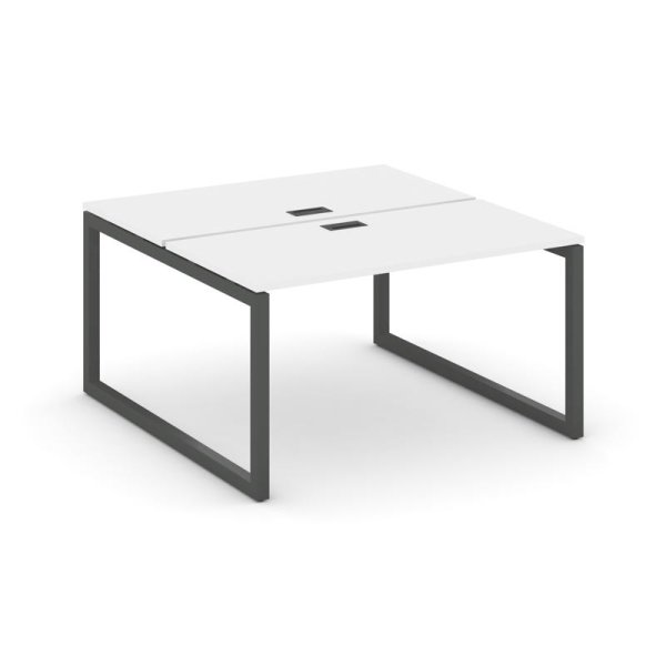 Рабочая станция 2-х сторонняя SN-5O.DRS-022 (1180х1632х750) (Белый/Металл Антрацит)
