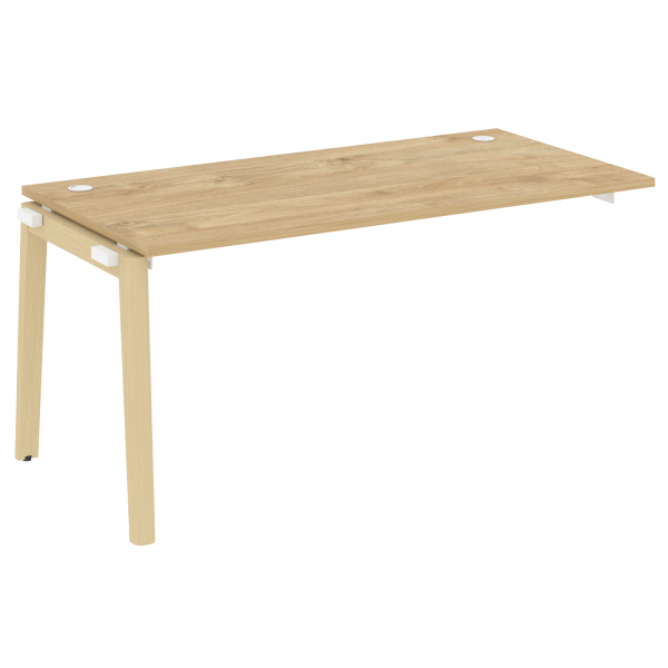 Наборный элемент рабочей станции на деревянных опорах Onix Wood OW.1.NRS-4.8 1580x800x750