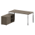 Стол для руководителя с тумбой левый БГ.СРТ-4.8 (L) 1700x1620x750