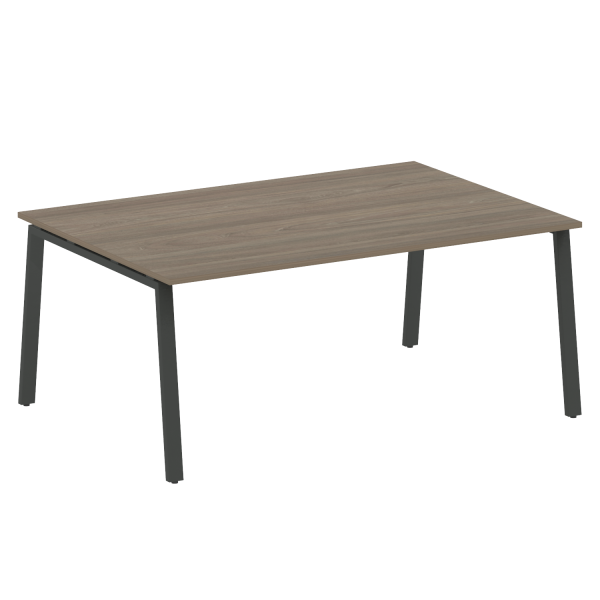 Стол для переговоров (1 столешница) на А-образном м/к Metal System Style БА.ПРГ-1.5 1800x1235x750 (Вяз/Антрацит металл)