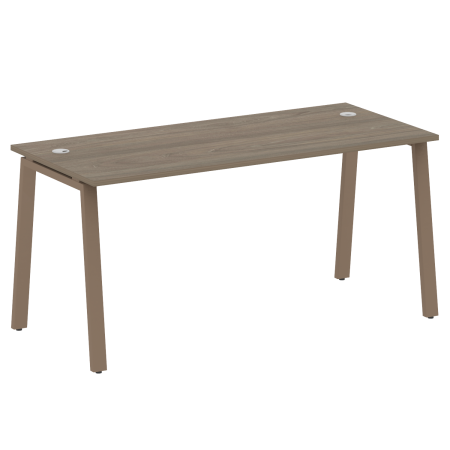Стол письменный Metal System Style БА.СП-4 1600x720x750 (Вяз/Мокко металл)