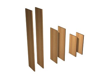 Боковые панели средние X7 X8FF0MA 18x450x1335