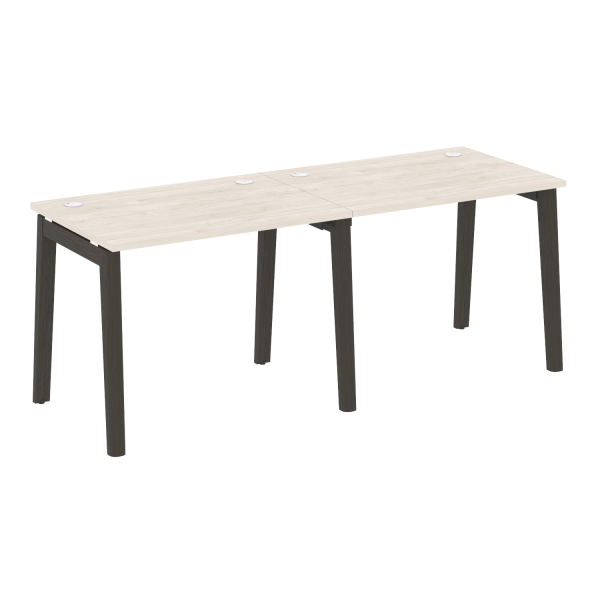 Рабочая станция на деревянных опорах Onix Wood OW.RS-2.1.7 1960x720x750
