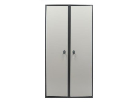 Бухгалтерский шкаф AIKO SL-185/2 (Графит/Светло-серый)