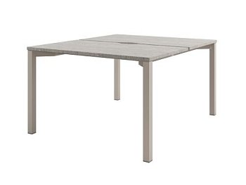 Стол-тандем на металлокаркасе Solution D-40 1200x1432x750