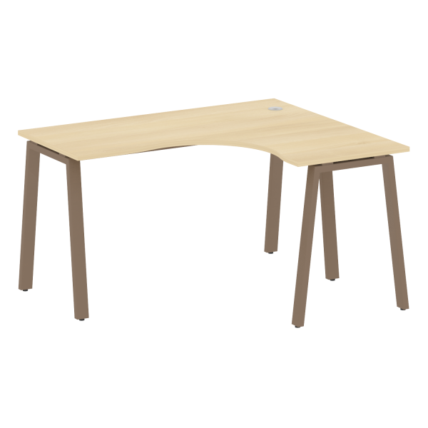 Стол криволинейный правый Metal System Style БА.СА-3 Пр 1400x1200x750