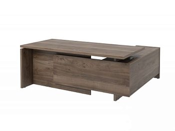 Стол руководителя с опорной тумбой Festus FB-119L.DD 1800x1900x750