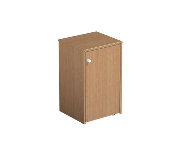 Шкаф закрытый для папок Profiquadro КВ 301 БВ 500x460x840 (Белый премиум / Вишня скандинавская)