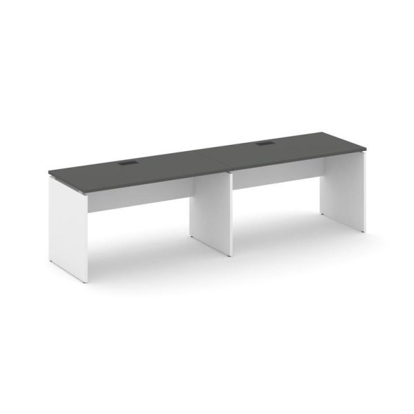 Рабочая станция 1 сторонняя SN-D.ORS-004 (3160х600х750) (Антрацит/Белый)