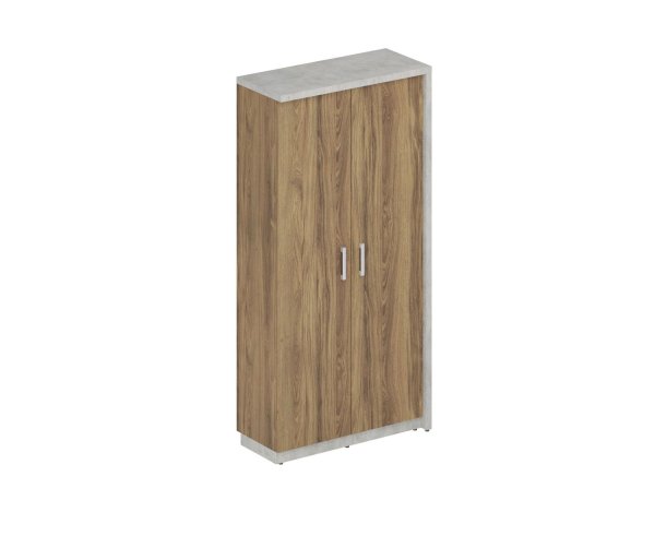 Шкаф (Комплект № 12 Wood&Stone СФ-534804+СФ-535105+СФ-535115 1035x454x2083 (Дуб Чарльстон/Бетон Чикаго)