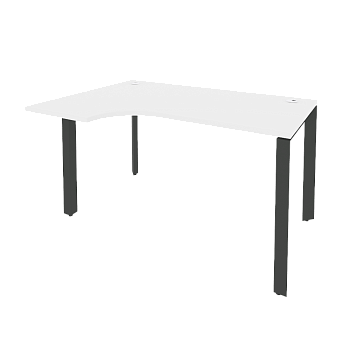 Стол эргономичный левый на П-образном м/к Onix O.MP-SA-2L 1380x980x750