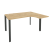 Стол эргономичный правый на П-образном м/к Onix O.MP-SA-3R 1380x1180x750