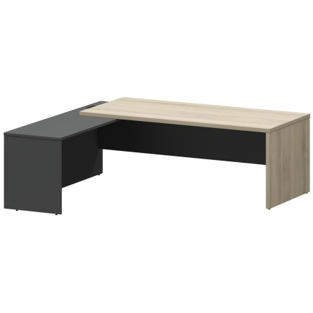 Стол руководителя левый Кортез KZP-22L 2200x2000x750
