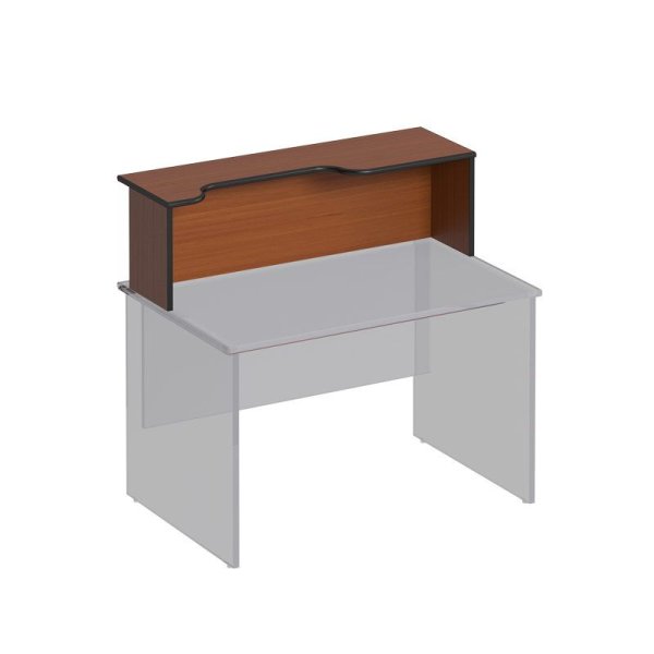 Надстройка к столу с вырезом левая Дин-Р ДР 468 1200x380x370 (Французский орех)