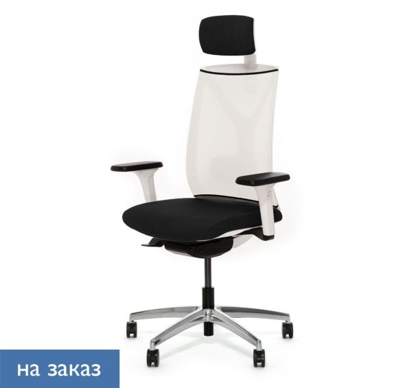 DION M WG Кресло синх. белая спинка