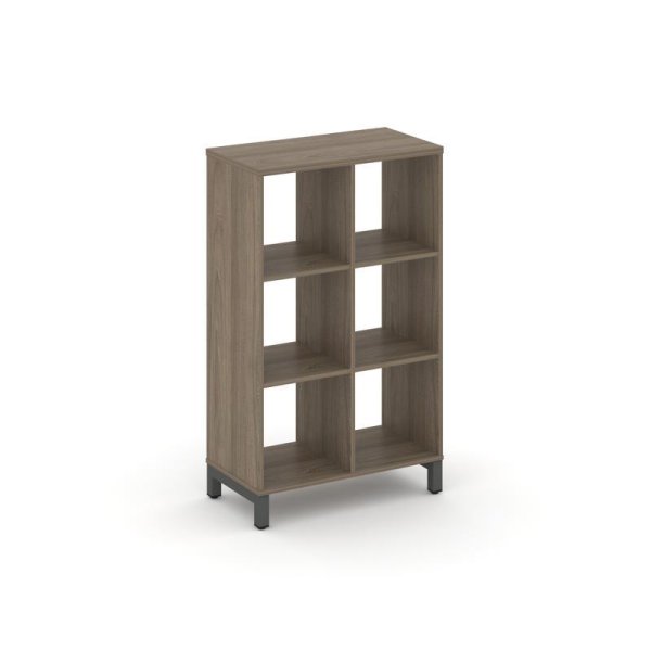 Каркас стеллажа 3 яруса SN.KS-320 (754х400х1248) (Вяз Благородный/Металл Антрацит)