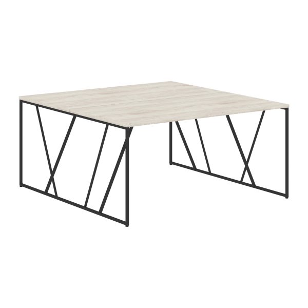 Стол двойной LOFTIS LWST 1516 1560х1606х750 (Сосна ЭдмонтЧерный)