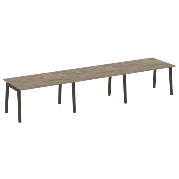 Стол переговорный на деревянных опорах Onix Wood OW.PRG-3.3 4140x980x750