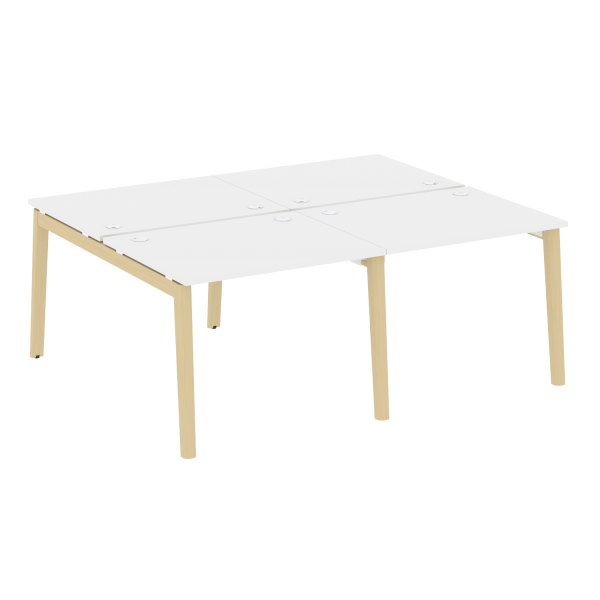Рабочая станция на деревянных опорах Onix Wood OW.D.RS-4.1.8 1960x1635x750
