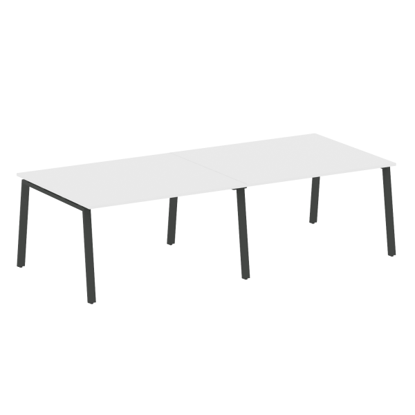Стол для переговоров (2 столешницы) на А-образном м/к Metal System Style БА.ПРГ-2.3 2800x1235x750