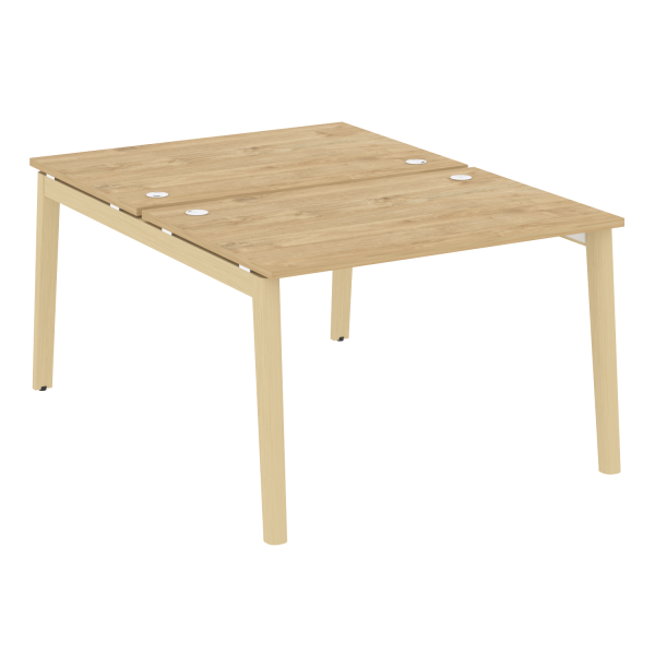 Рабочая станция на деревянных опорах Onix Wood OW.D.RS-2.2.8 1180x1635x750