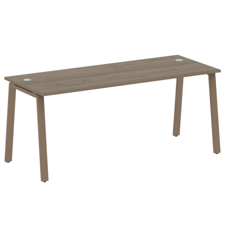 Стол письменный Metal System Style БА.СП-5 1800x720x750 (Вяз/Мокко металл)