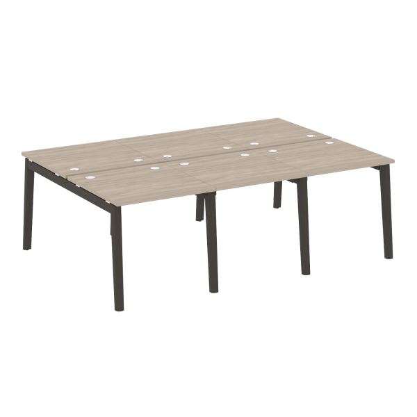 Рабочая станция на деревянных опорах Onix Wood OW.D.RS-6.0.8 2340x1635x750