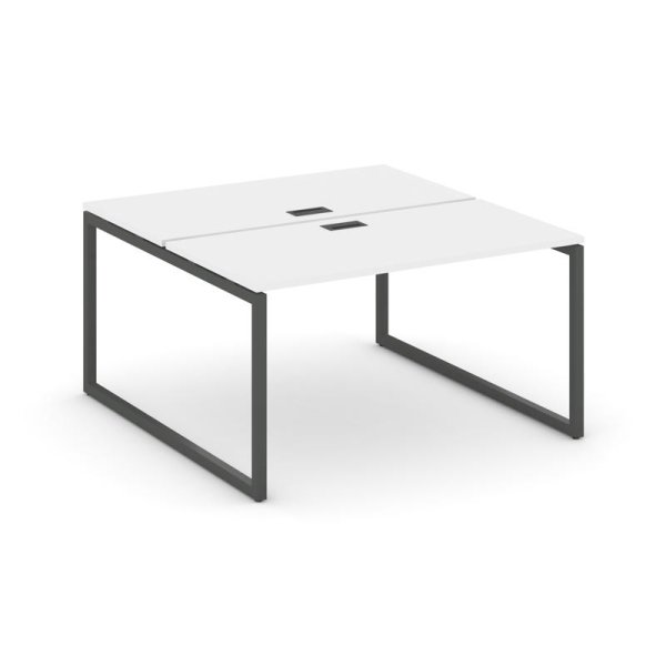 Рабочая станция 2-х сторонняя SN-4O.DRS-012 (1180х1432х750) (Белый/Металл Антрацит)